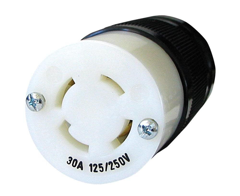 Voltec Locking 30amp Receptacle 3-Pole 4-Wire Grounding NEMA L14-30R - 12-00240M