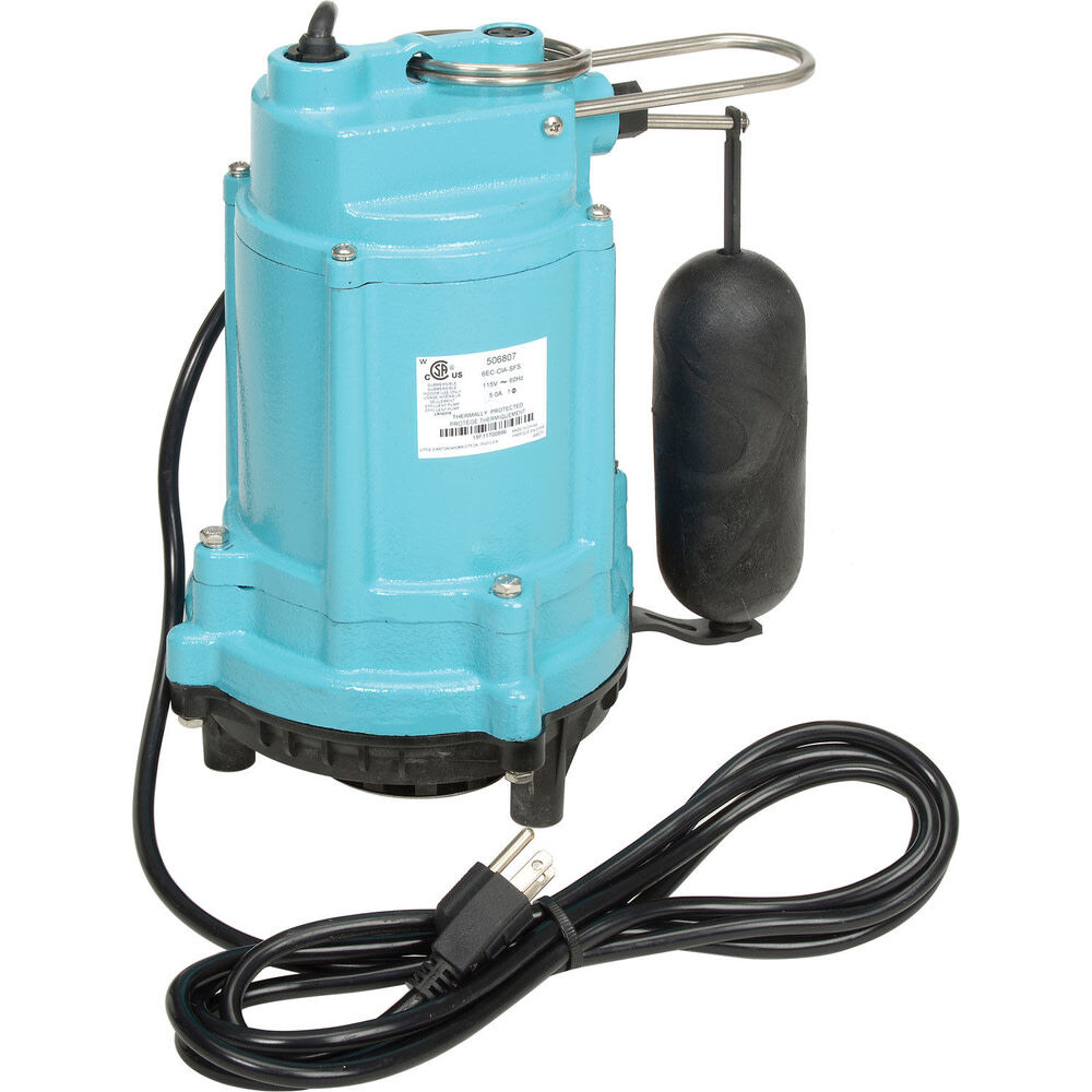 Little Giant Pump 6ECCIASFS 1/3HP 115V Automatic Submersible Utility