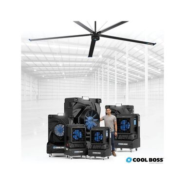 Cool Boss 24 ft 208-230VAC 5A 50/60Hz Industrial Overhead Fan, large image number 8