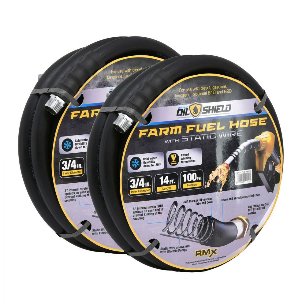 BluBird OilShield 3/4 Inch x 14 Ft Fuel Hose 2 Pieces, large image number 2