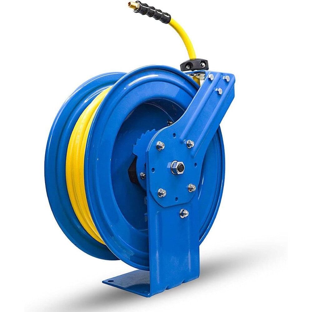 BluBird OilShield 3/8 Inch x 50 Ft. Air Hose Reel HD Single Arm Assembly, large image number 5