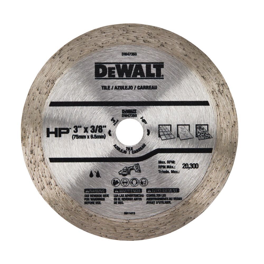 Dewalt tile saw blade sale