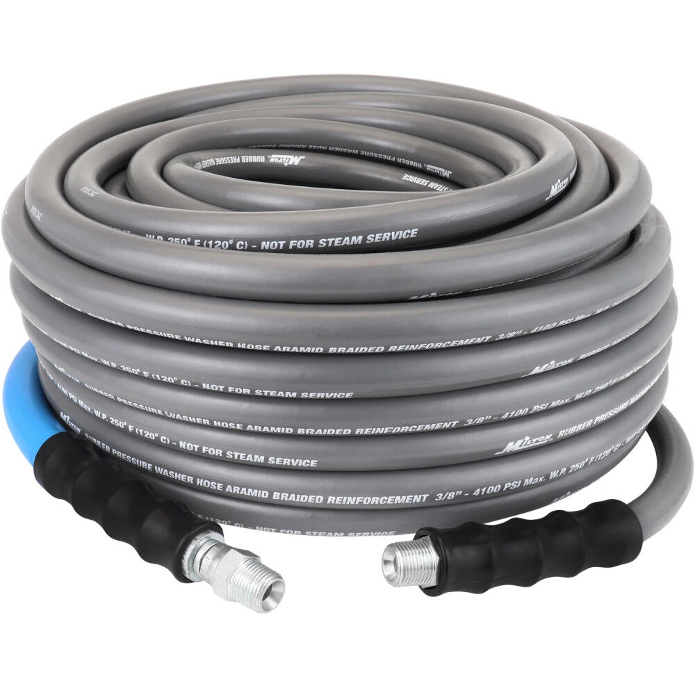 Milton 3/8 Inch x 50 Ft Single Wire Pressure Washer Hose Assembly, large image number 1