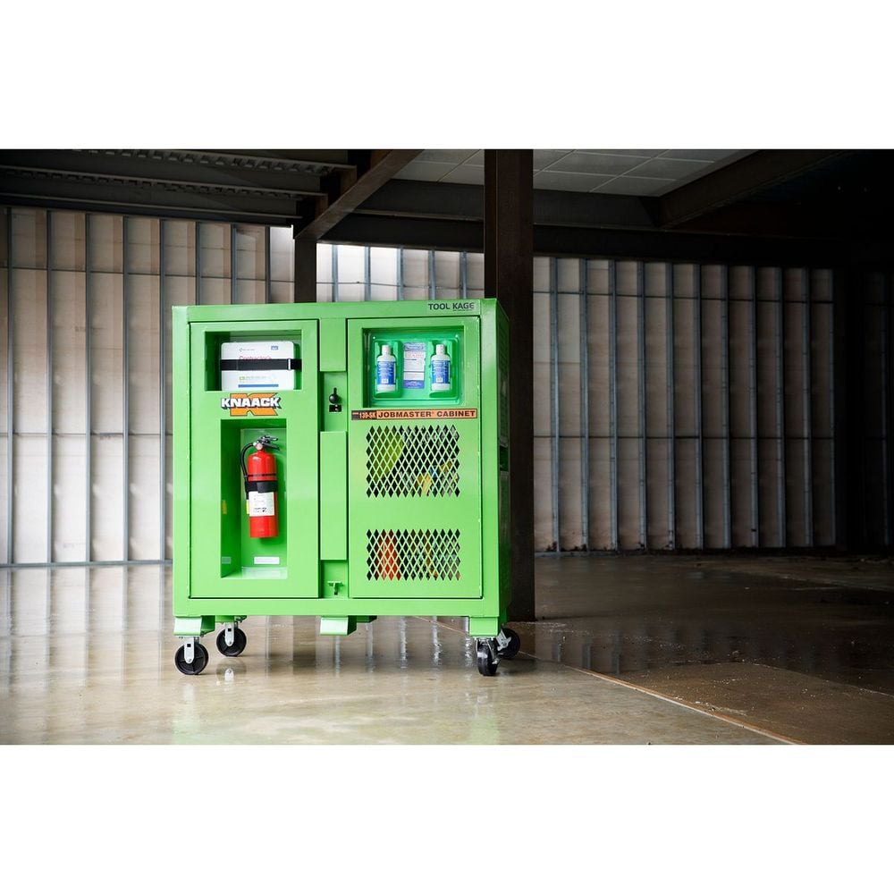 Knaack Model 139-SK-01 Safety Kage 59.4 Cu-Ft. Green Steel Cabinet, large image number 5