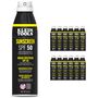 Klein Tools Sunscreen Spray, Broad Spectrum SPF 50, 12 Pack