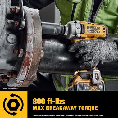 DEWALT 20V MAX XR 1/2in Impact Wrench with Hog Ring Anvil (Bare Tool), large image number 8