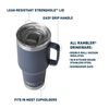 Yeti Black Rambler 30oz Travel Mug with Stronghold Lid, small