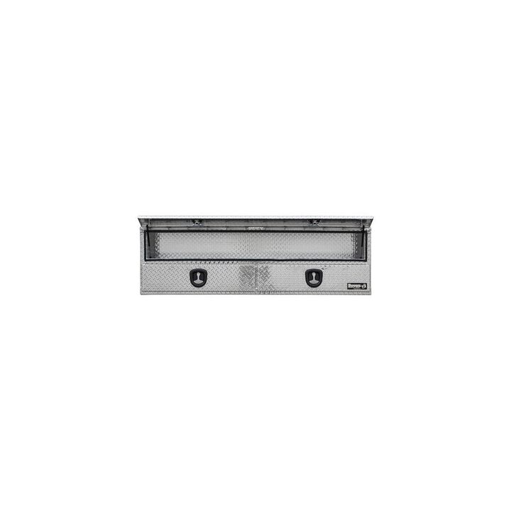 Buyers Products Company 21 x 18 x 72 Inch Diamond Tread Aluminum Heavy-Duty Flatbed Contractor With Lower Drawers, large image number 9