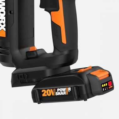 Worx 20V Power Share Cordless 18 Gauge 2 in 1 Nail and Staple Gun Kit, large image number 2