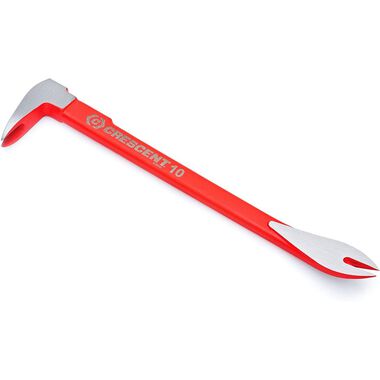 Crescent Core Red 10 in Molding Removal Pry Bar with Nail Puller