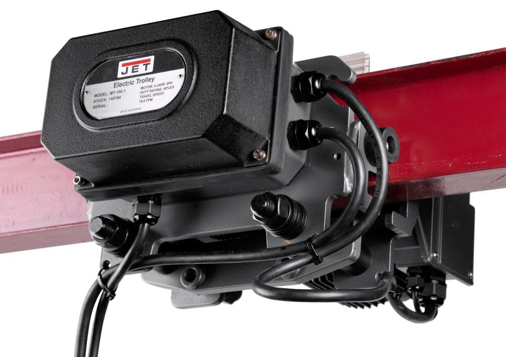 JET MT050 1/2 Ton Electric 2 Speed Trolley 3 Phase – 140183