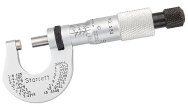 Starrett No. 232 Outside Micrometers
