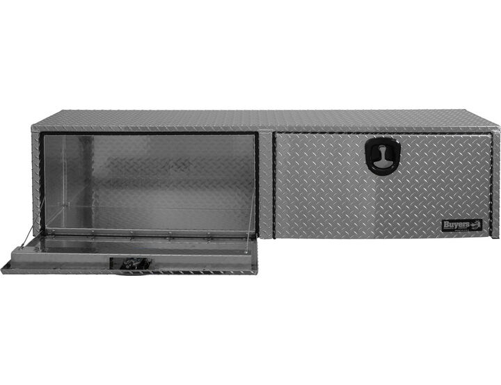 Buyers Products Company 18x16x72 Inch Diamond Tread Aluminum Topsider Truck Box, large image number 5