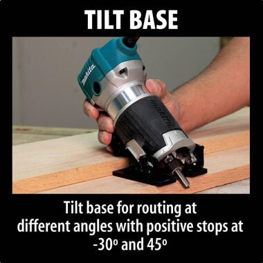Makita 1-1/4 HP Compact Router Kit, large image number 4