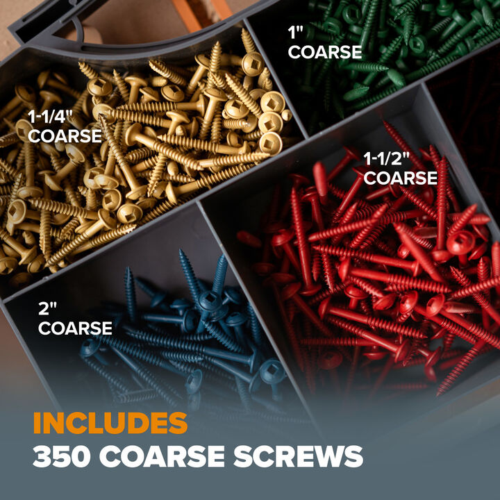 Bora Portamate Coarse Pocket Hole Screw Kit 350 Pieces, large image number 3