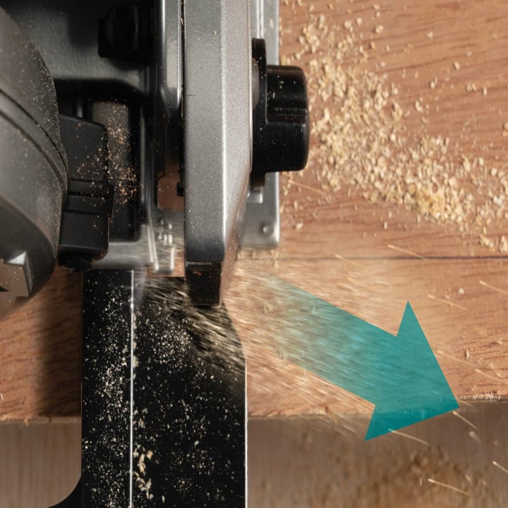 Makita 40V max XGT 9 1/4in Circular Saw Guide Rail Compatible (Bare Tool), large image number 5