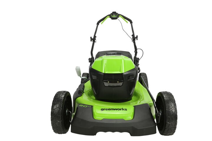 Greenworks 48V 20in Push Lawn Mower Kit with 4Ah Battery 2pk & Charger, large image number 3