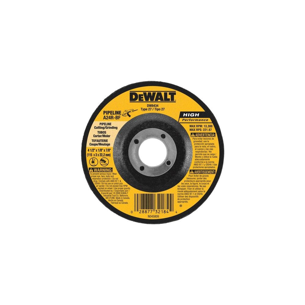 DEWALT 9 In. HP Pipeline Wheel, large image number 3