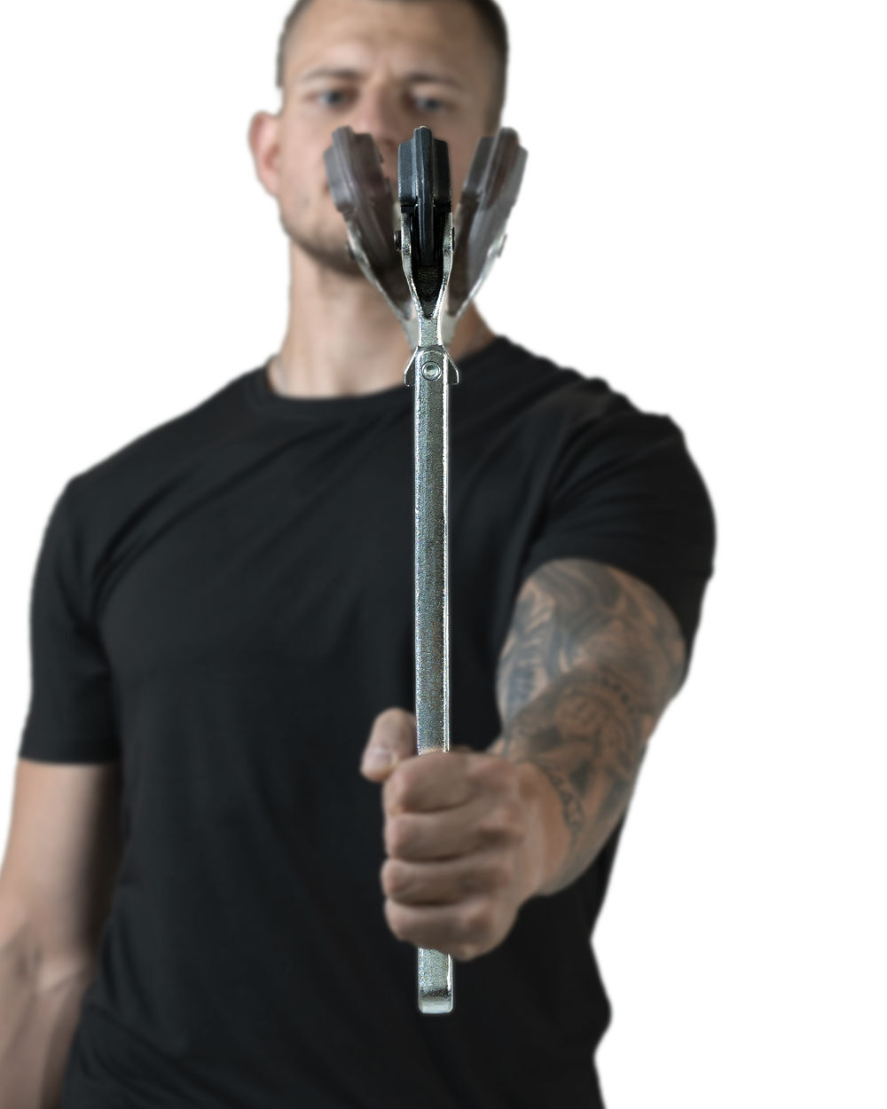 Pipe Vise 1/2 - 1 Inch Pipe Capacity Steel Handle Amigo XL Flex Pipe Wrench, large image number 6