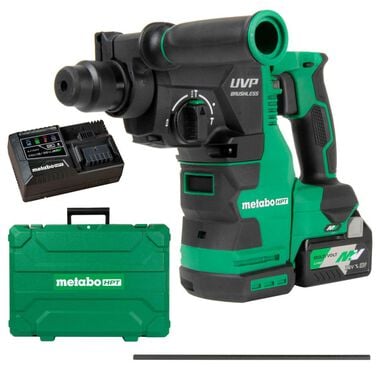 Metabo HPT 36V MultiVolt 1-1/8 Inch SDS Plus Rotary Hammer with UVP