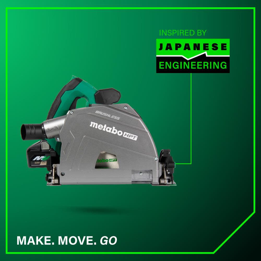 Metabo HPT 36V MultiVolt Cordless 6-1/2 Inch Track Saw Kit, large image number 10