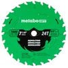 Metabo HPT Demolition 7-1/4 Inch 24-Tooth Saw Blade, small image number 1