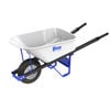 Bon Tool Trade Tough Steel Tray 6 Cubic Feet Wheelbarrow with Single Flat Free Tire & Steel Handles, small image number 1