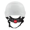 Milwaukee White Front Brim Helmet with BOLT Class E, small