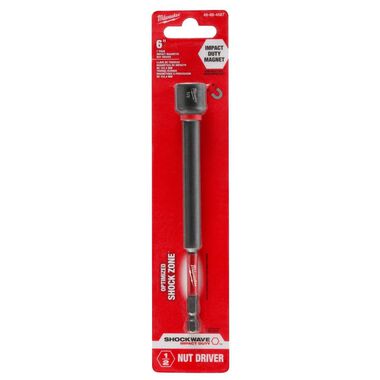 Milwaukee SHOCKWAVE Impact Duty 1/2inch x 6inch Magnetic Nut Driver, large image number 8