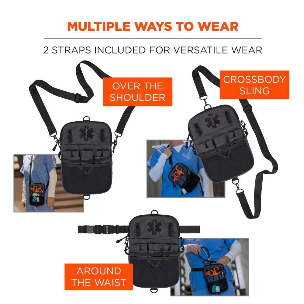 Ergodyne Arsenal 5717 Black Convertible Nurse Fanny Pack, large image number 6