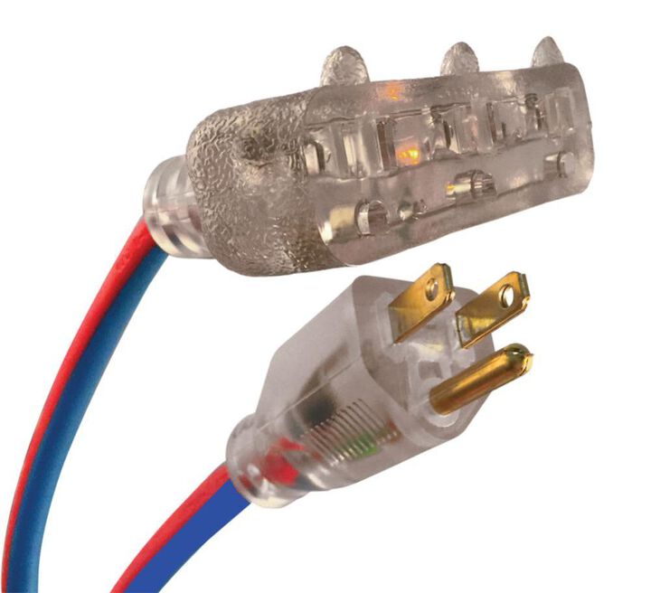 Voltec 50 Ft. 14/3 SJEOW UG Extension Cord 3-Outlet
