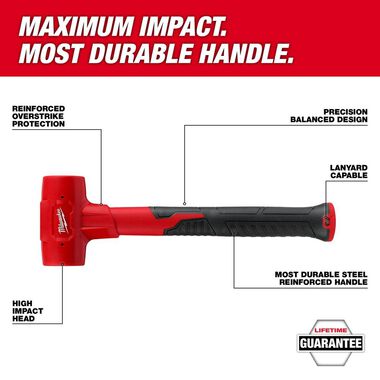 Milwaukee 28oz Dead Blow Hammer, large image number 1