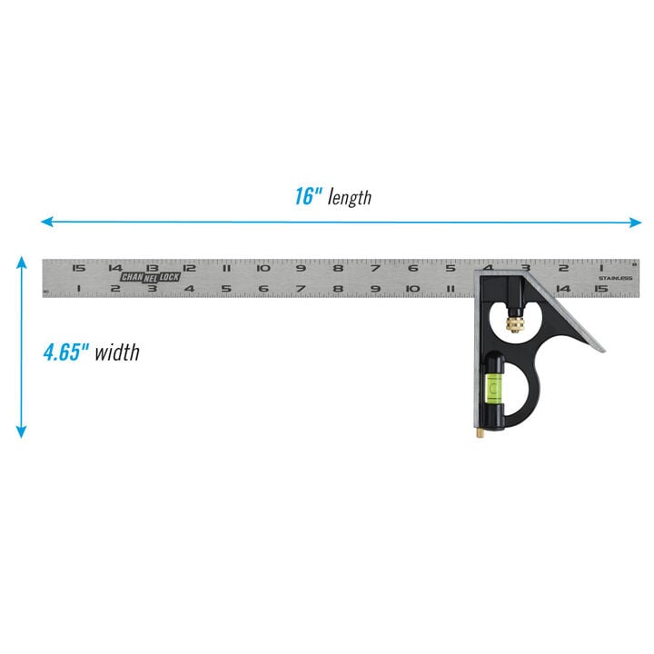 Channellock 16 Inch Combination Square, large image number 13