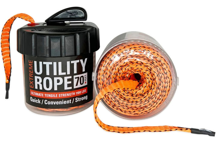 Rapid Rope Utility Rope and Canister 70 Ft Orange, large image number 1