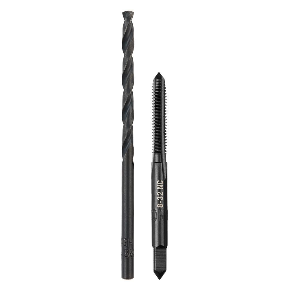 Milwaukee 8-32 NC Straight Flute Plug Tap & #29 Drill Bit, large image number 1