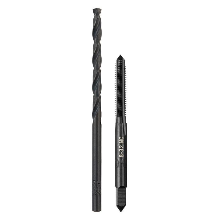 Milwaukee 8-32 NC Straight Flute Plug Tap & #29 Drill Bit, large image number 0
