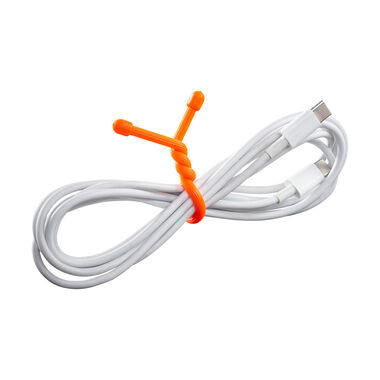 Nite Ize Gear Tie Reusable Rubber Twist Tie 6in 2pk Br. Orange, large image number 6