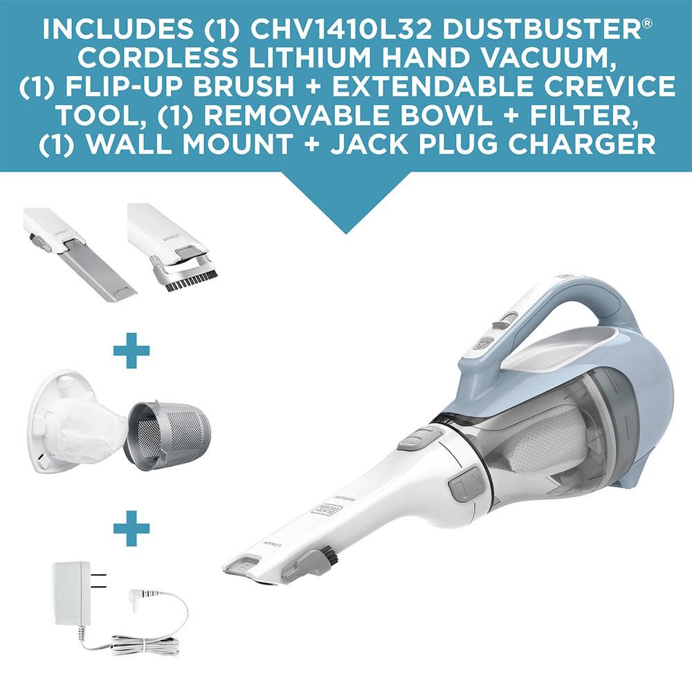 Black and Decker DUSTBUSTER 16V Cordless Lithium Hand Vacuum CHV1410L32