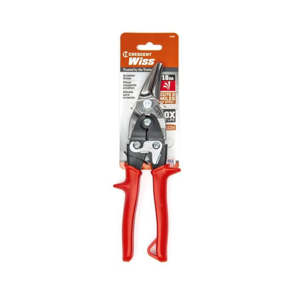 Crescent Wiss 9 3/4 Inch Compound Action Straight and Left Aviation Snips, large image number 6