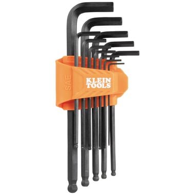 Klein Tools Ball-End Hex Key Wrench Set 12pc