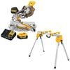 DEWALT 20V MAX Sliding Miter Saw Kit and Heavy Duty Work Stand Bundle, small image number 1