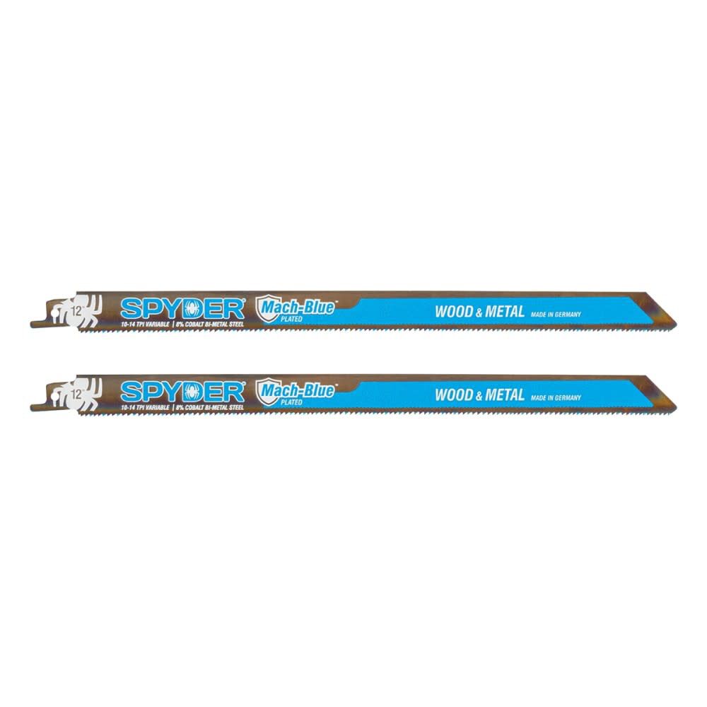 Spyder 12 Inch Reciprocating Blade, 10 TPI, 2 Pieces - 200324