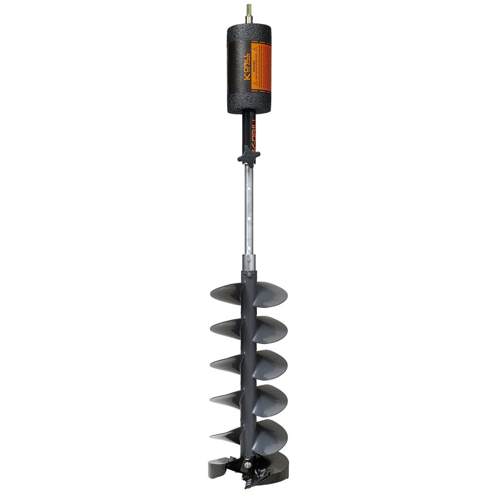 K-Drill 8-1/2 Inch Diameter Ice Auger with Built-In K-Drill 8-1/2 Inch Diameter Ice Auger with Built-In