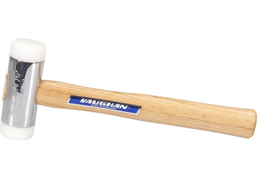 Vaughan 1-1/2 Lbs Nylon Face Hammer with Hickory Handle, large image number 3