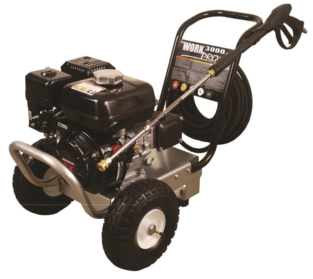 Mi T M Work Pro 3200 PSI 2.4 GPM Gas Powered Cold Water Pressure Washer with 3 Spray Tips - WP-3200-0MHB