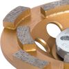 Makita 4 1/2 Inch Low-Vibration Double Row Segmented Rim Diamond Cup Wheel for Concrete, small image number 3
