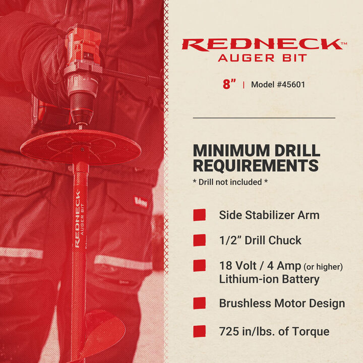 Eskimo 8-Inch Redneck Bit, large image number 9