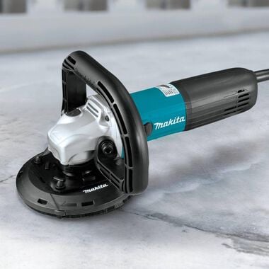 Makita 5in Concrete Planer with Dust Extraction Shroud & Diamond Cup Wheel, large image number 4