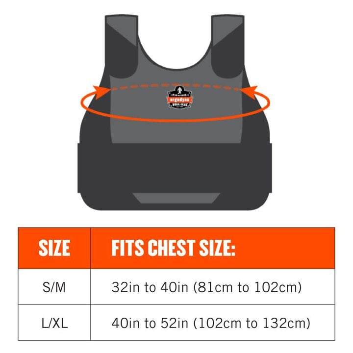 Ergodyne Ergodyne Chill Its 6215 Cooling Vest FR with Packs, large image number 5