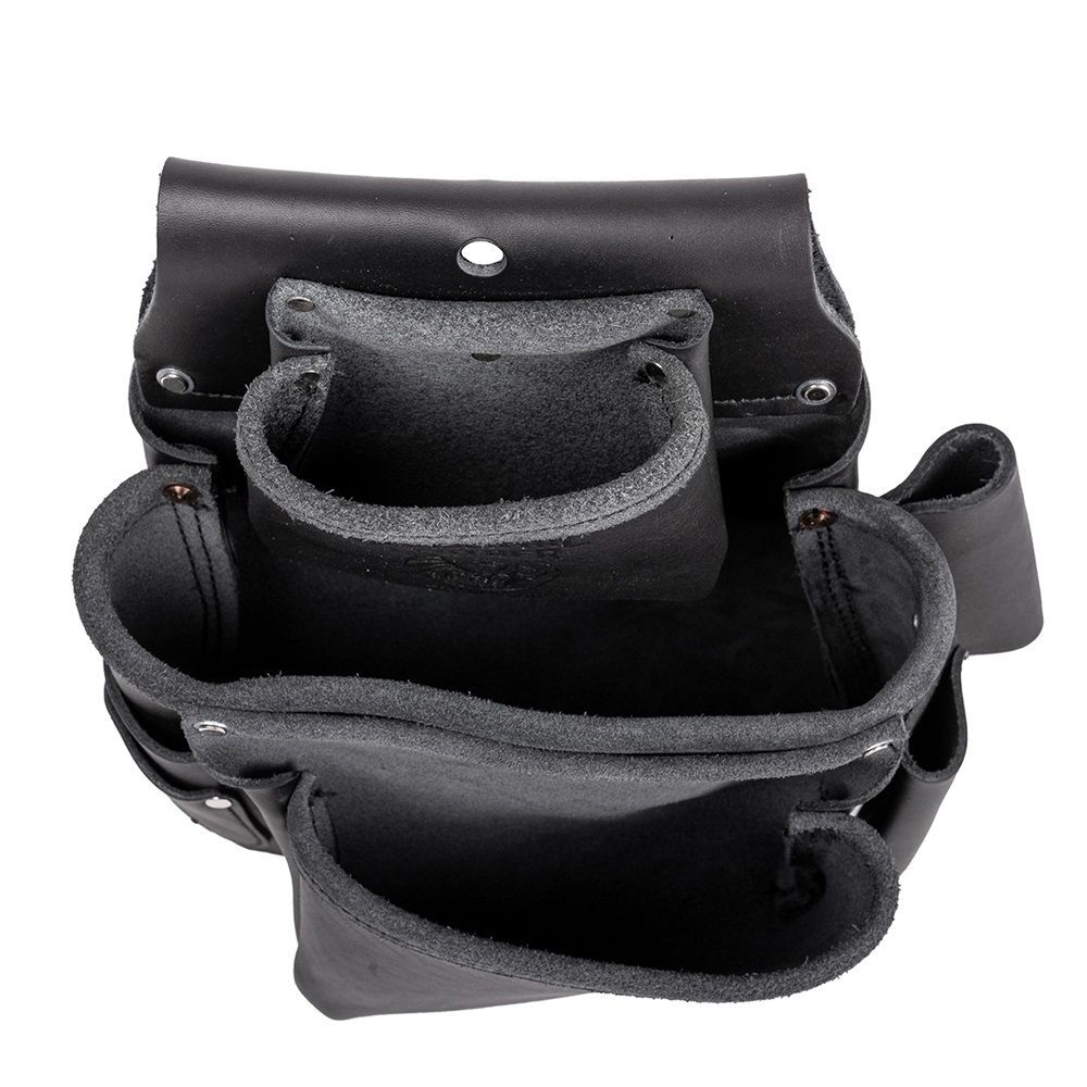 Occidental Leather 3 Pouch Pro Fastener Bag, Black, large image number 4